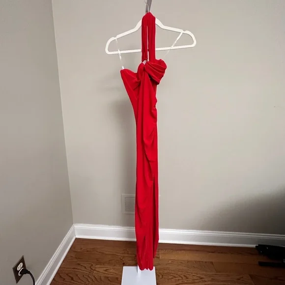 NOOKIE RILEY RING MAXI DRESS - RED - Picture 6 of 10
